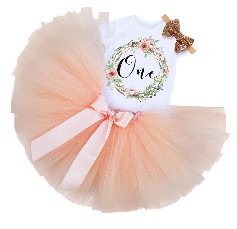 Modern Unicorn Baby Kids 1st year Girls Dress For Birthday Party Outfits Infant Princess Girls Clothes 12 Months Kids