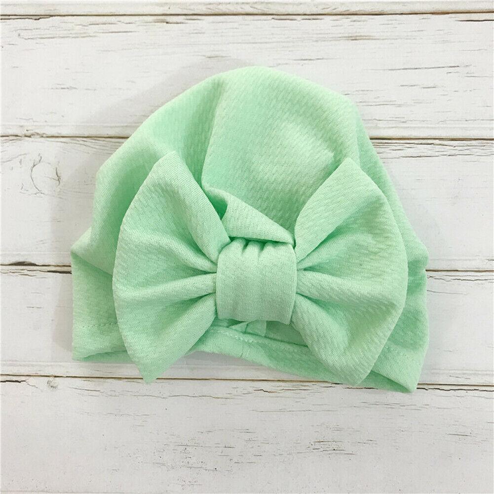 Elegant Winter Autumn Baby Girls Hat Big Bow Cotton Wool Knitted Thick Warm Baby Hat For Girls