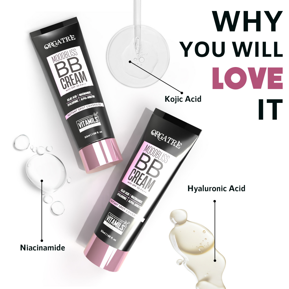 Orgatre Moodbliss BB Cream With SPF 30 PA++ - Dusk Brown-240