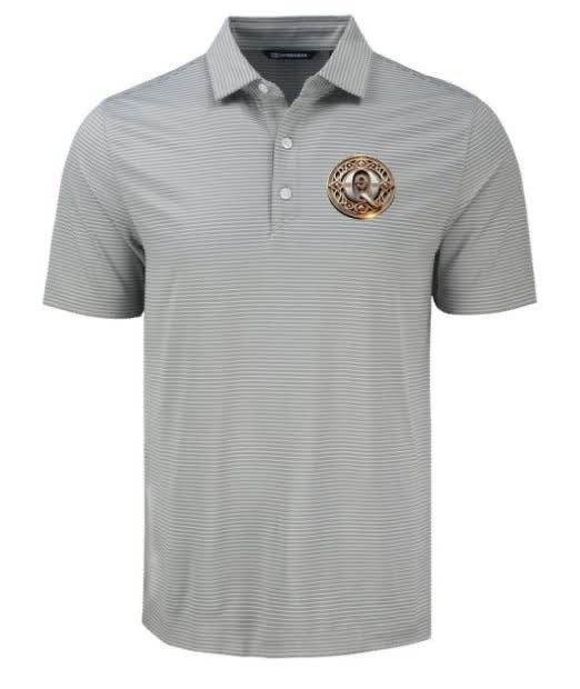 QE Stripe Stretch Polo