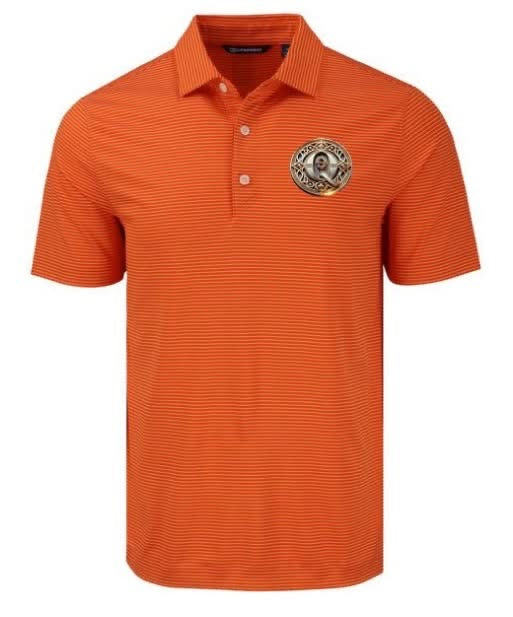 QE Stripe Stretch Polo