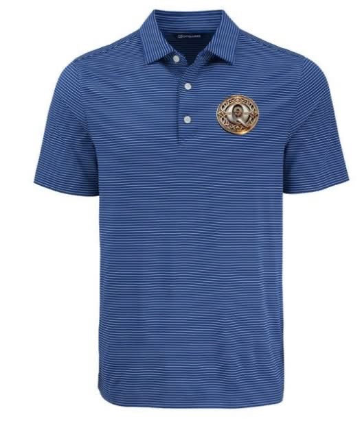 QE Stripe Stretch Polo