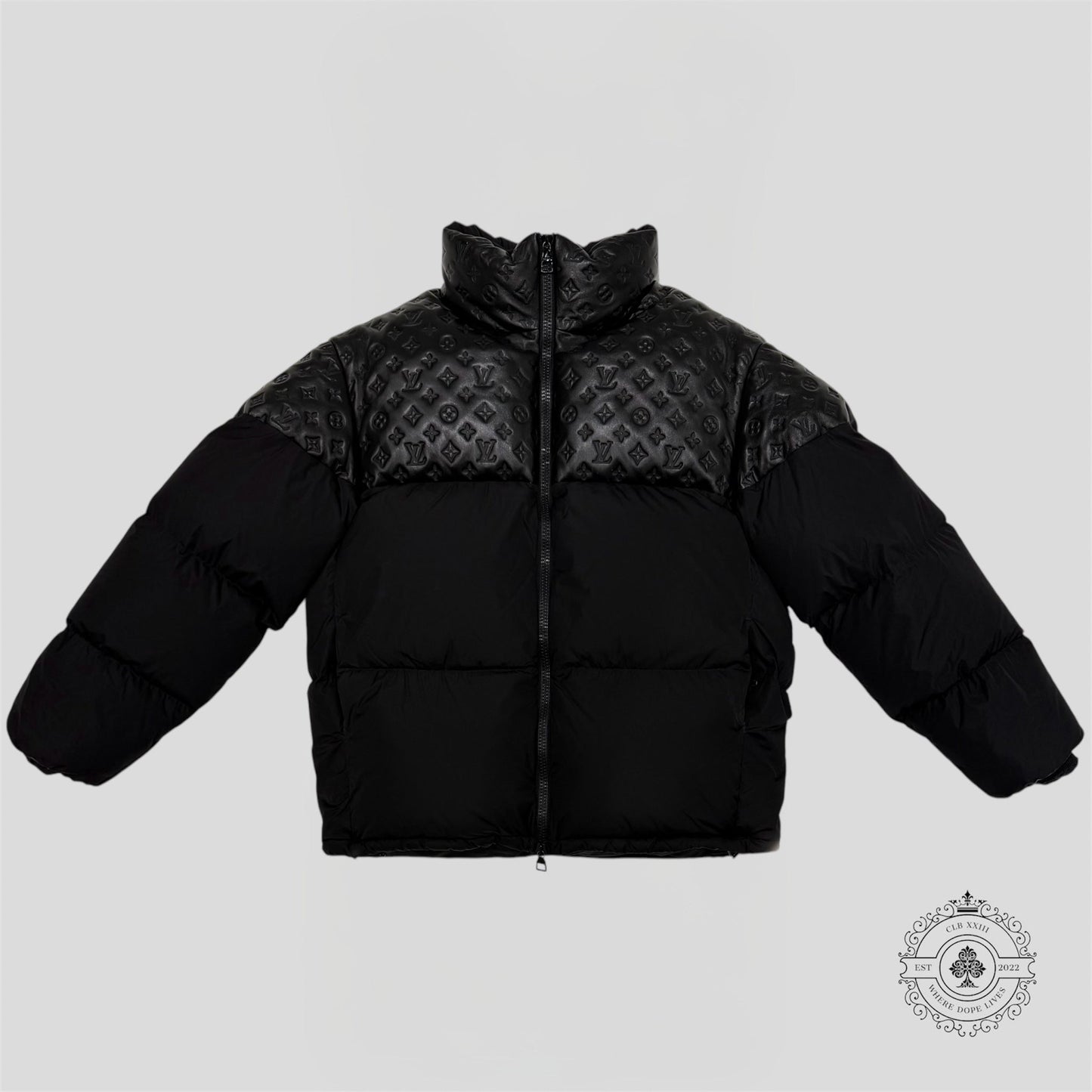 Louis Vuitton Oversized Down Puffer Jacket in Black