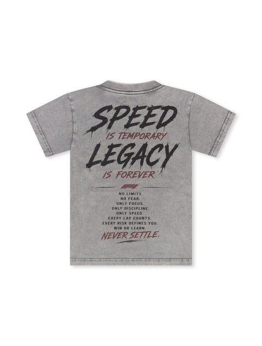 Disaster Kids Fast or Last Tee - Grey