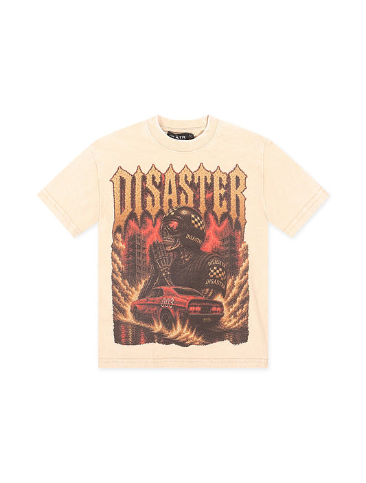 Disaster Kids Burnout Tee - Ivory