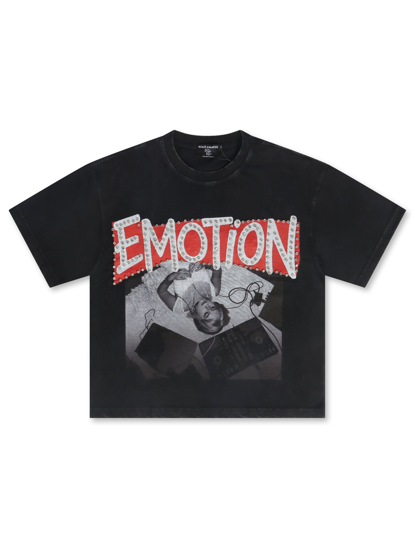 Mixed Emotion Tunes Tee - Black