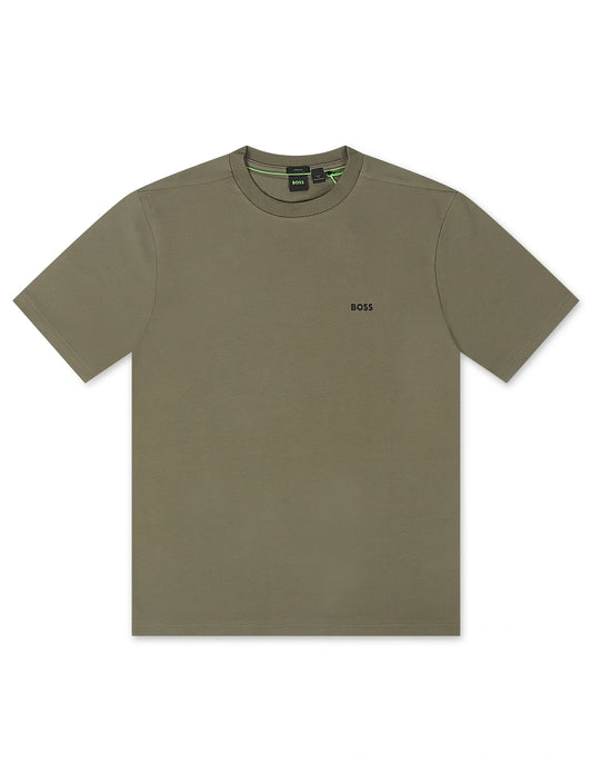 Boss Green Contrast Logo Tee - Green