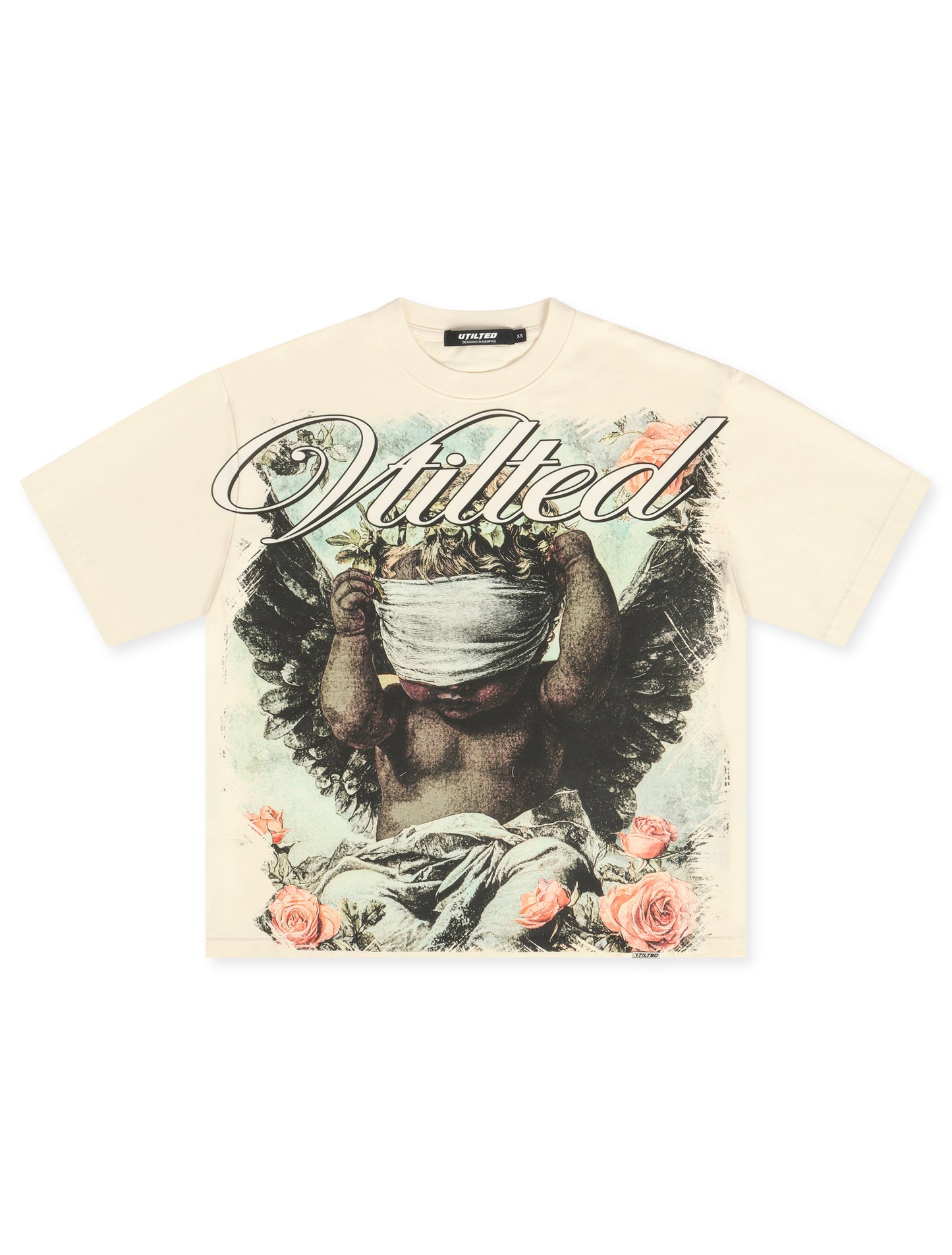 Vtilted Blossom Tee - Cream
