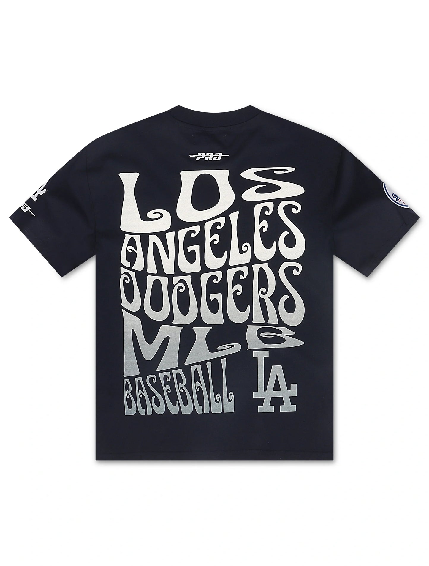 Pro Standard Los Angeles Dodgers Retro Stack Tee - Navy