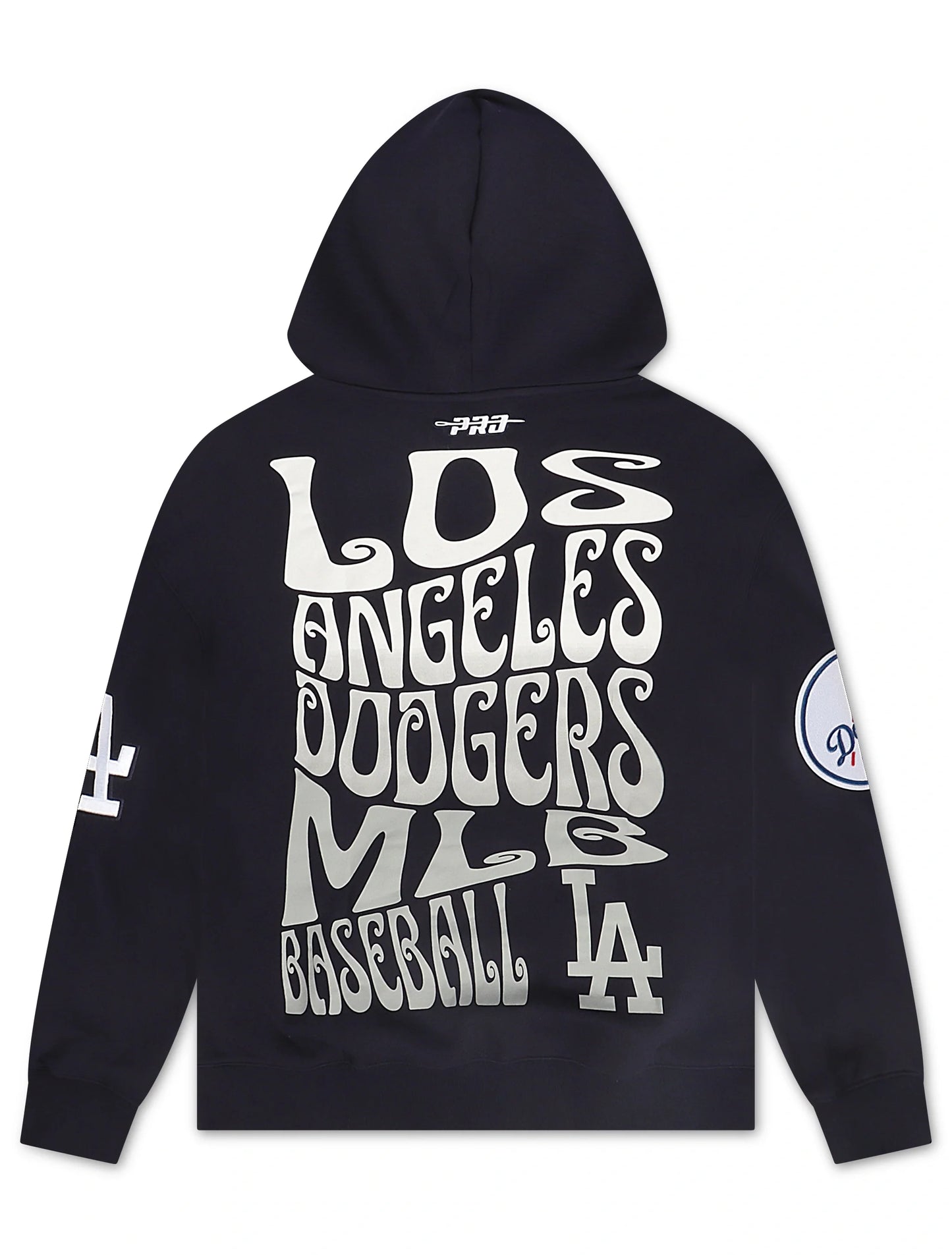 Pro Standard Los Angeles Dodgers Retro Stack Hoodie - Navy