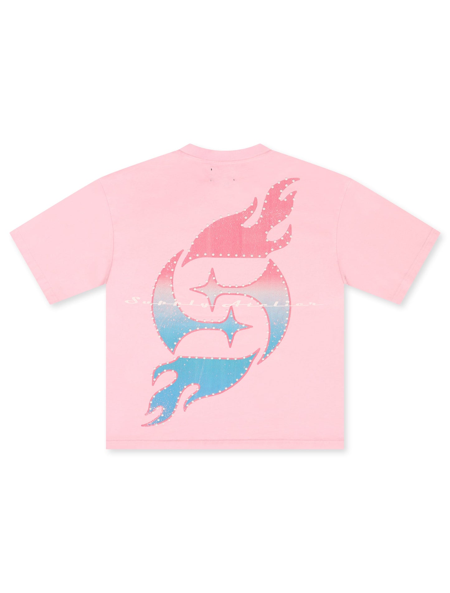 Supply West Supply Angels Boxy Tee - Angels Pink