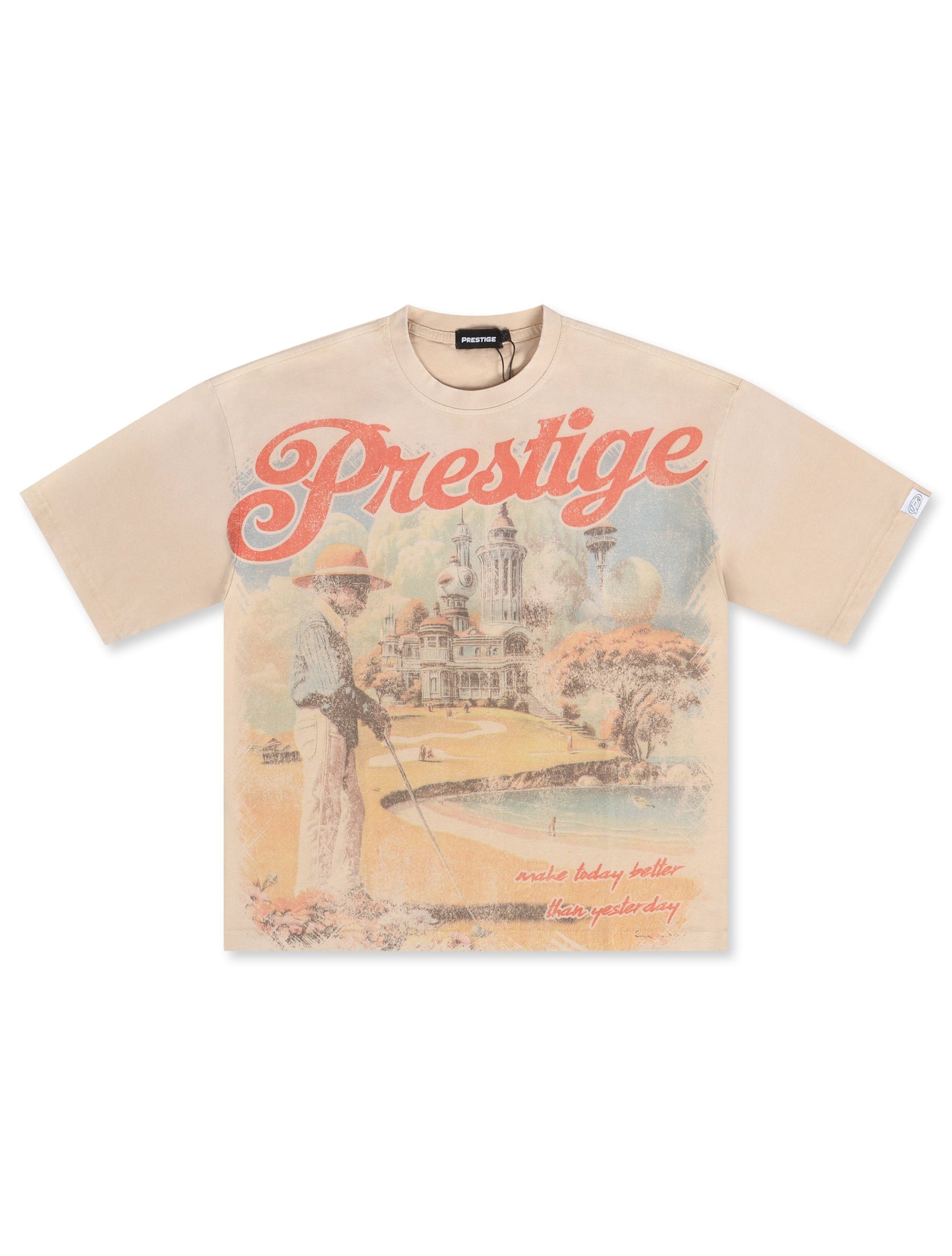 Prestige Better Than Yesterday Boxy Tee - Cream