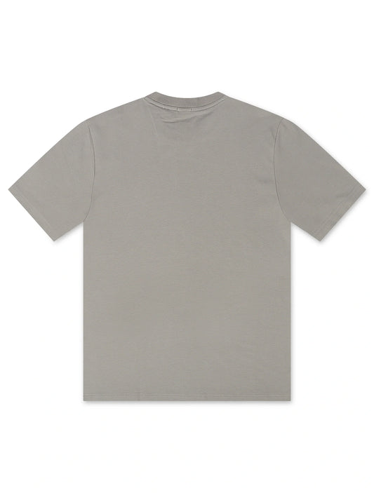 Boss Green Contrast Logo Tee - Grey