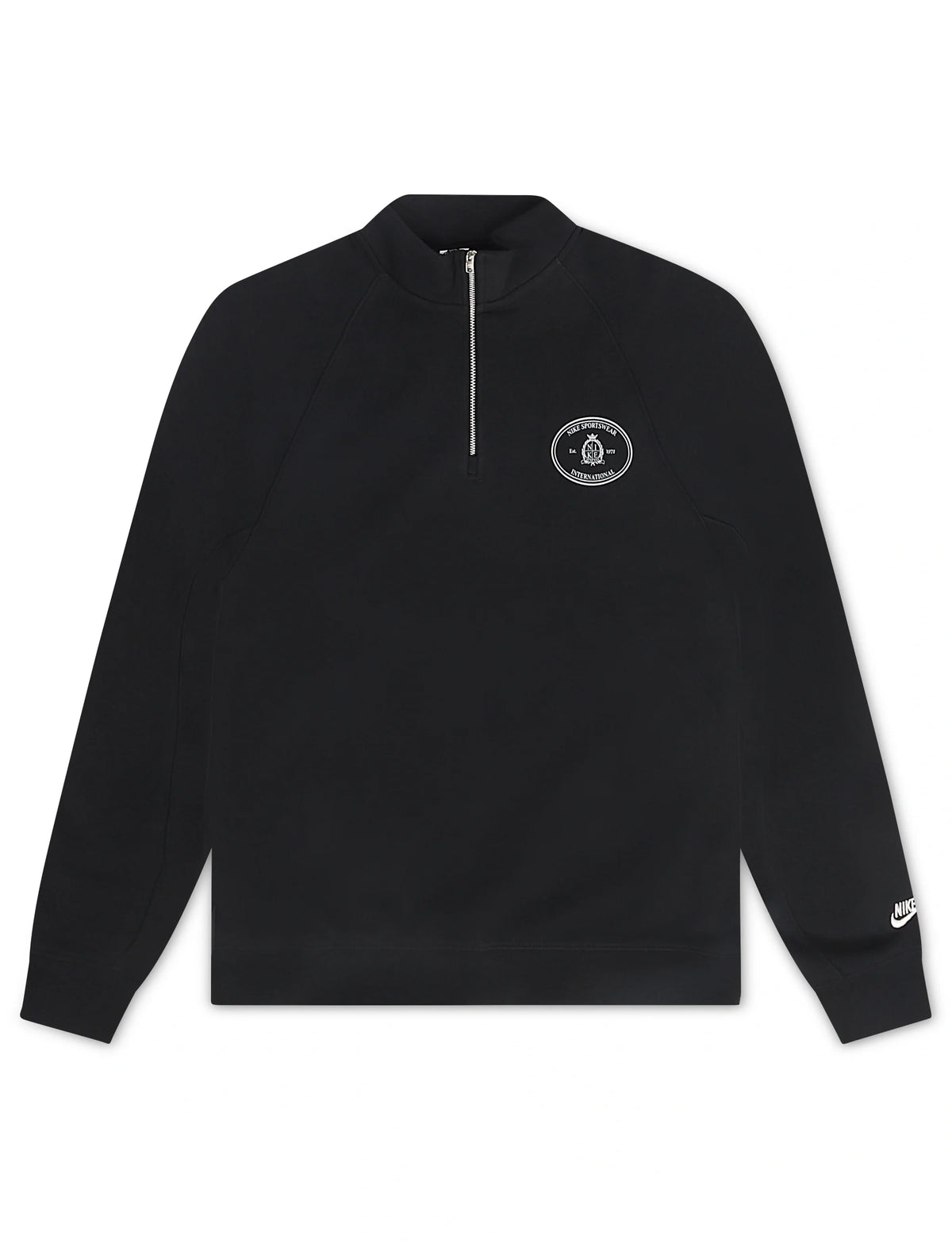 Nike Mens Club 1/2 Zip Fleece Top - Black