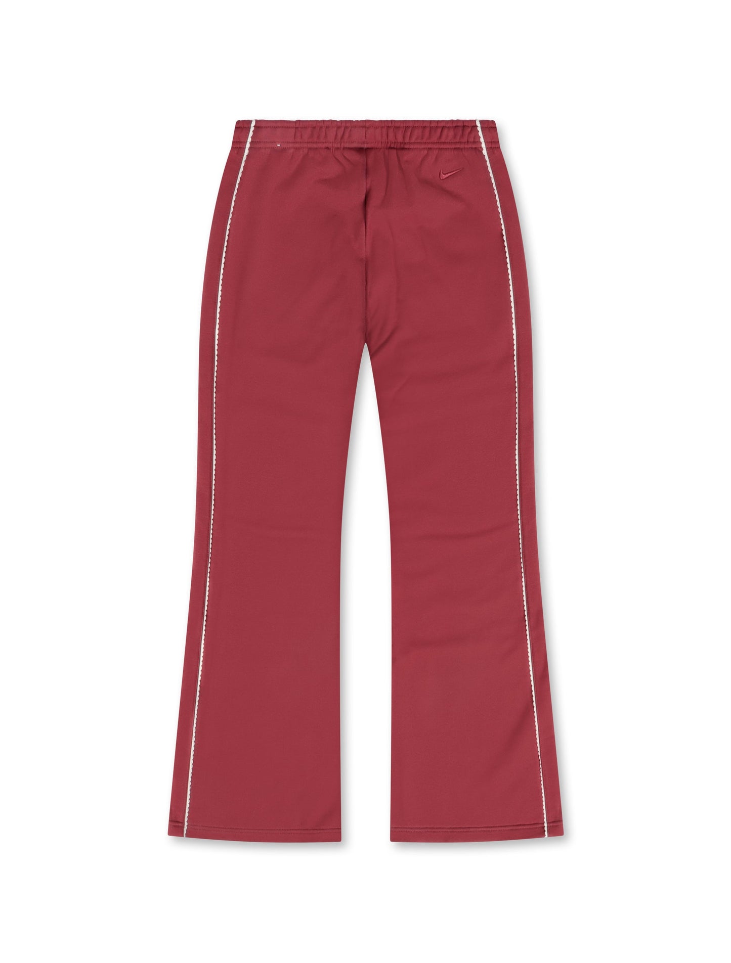 Nike Womens Studio Fleece Wide Leg Pants - Pink Smoke