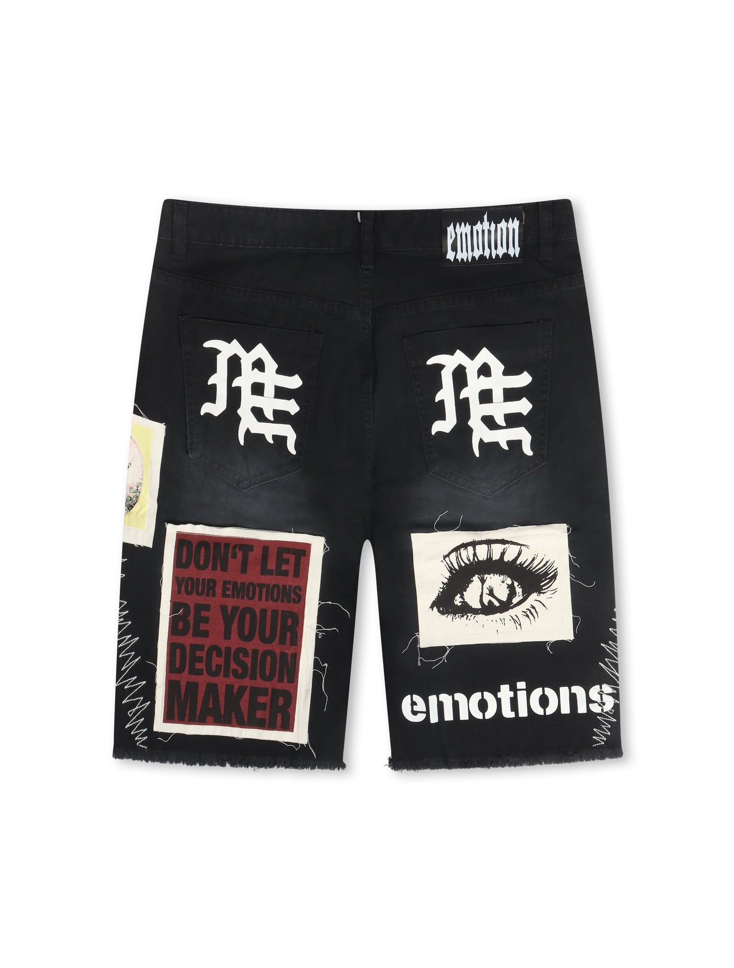 Mixed Emotion Chaos Carpenter Shorts - Black