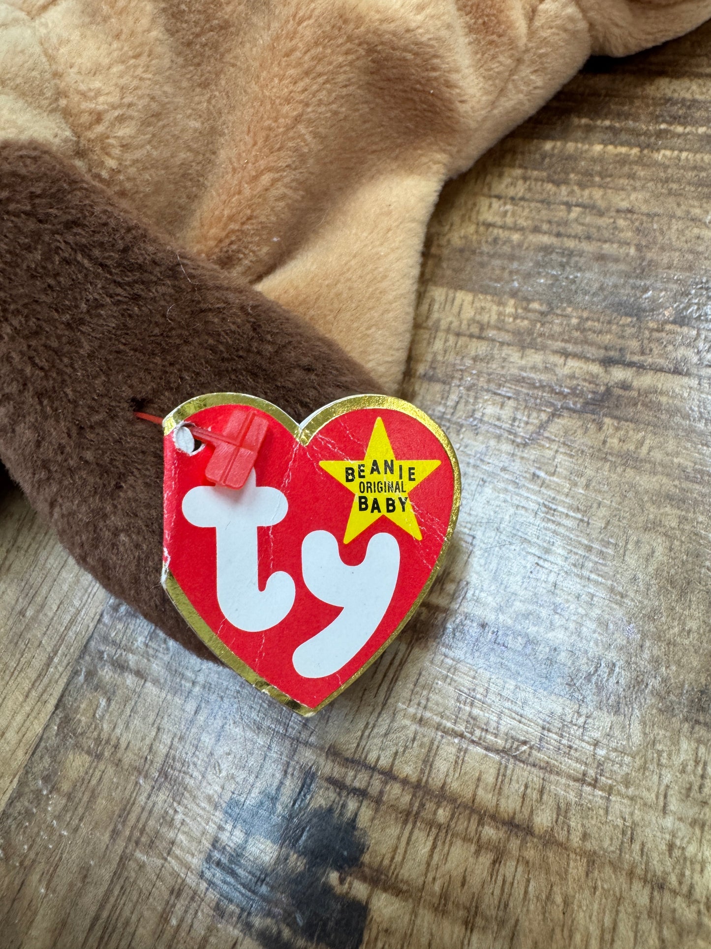 Ty Beanie Babies Bones the Dog, With14 Errors