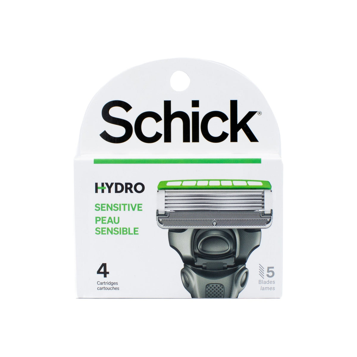 Schick Hydro 5 Blades SENSITIVE 4 Cartridges - New
