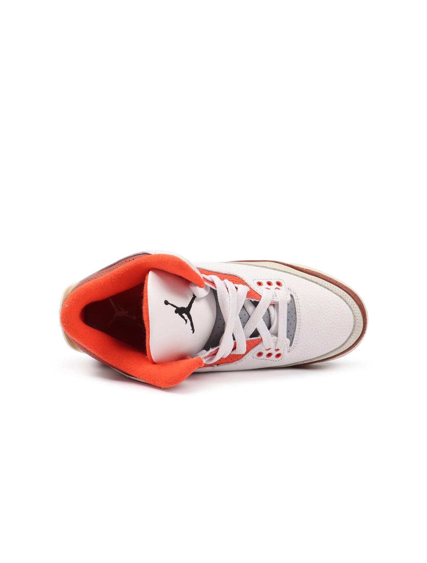 Air Jordan Big Kids 3 Retro - White/Mars