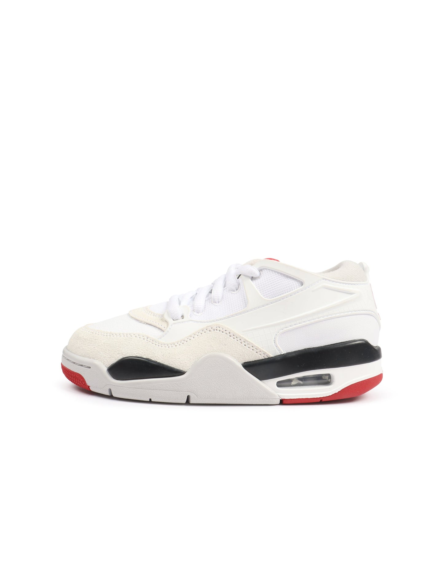 Air Jordan Big Kids 4 RM - White/Varsity Red