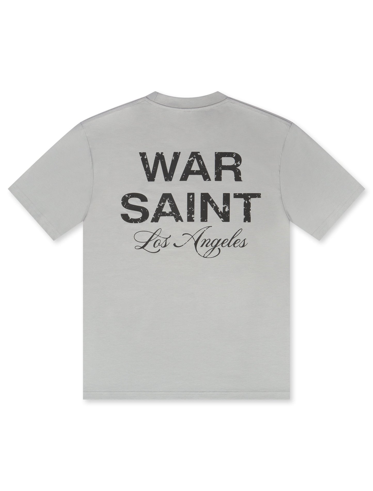 Warsaint LA Script Tee - Smoke/Black