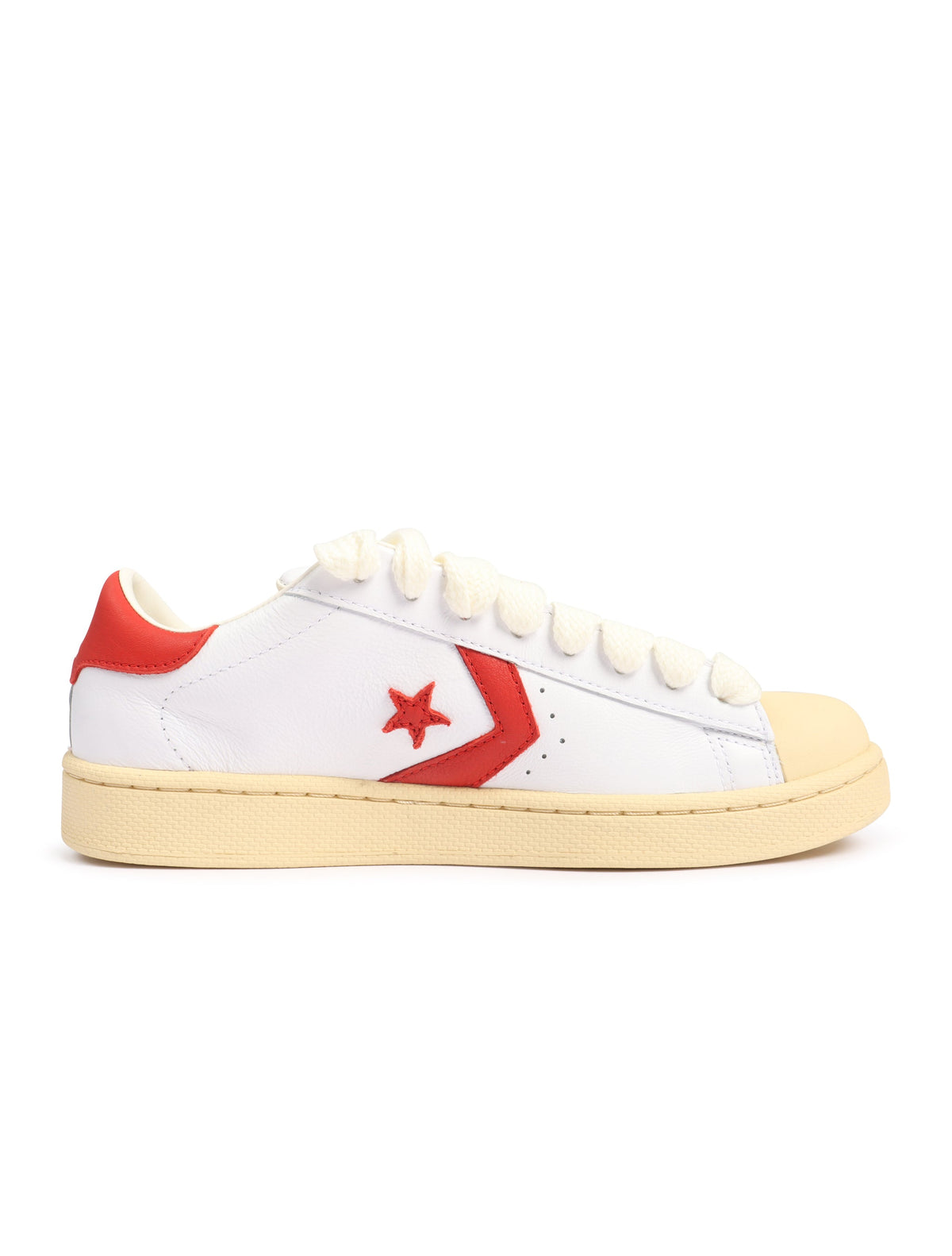 Converse x Le Fleur Mens Pro Leather OX - White/Molten Lava