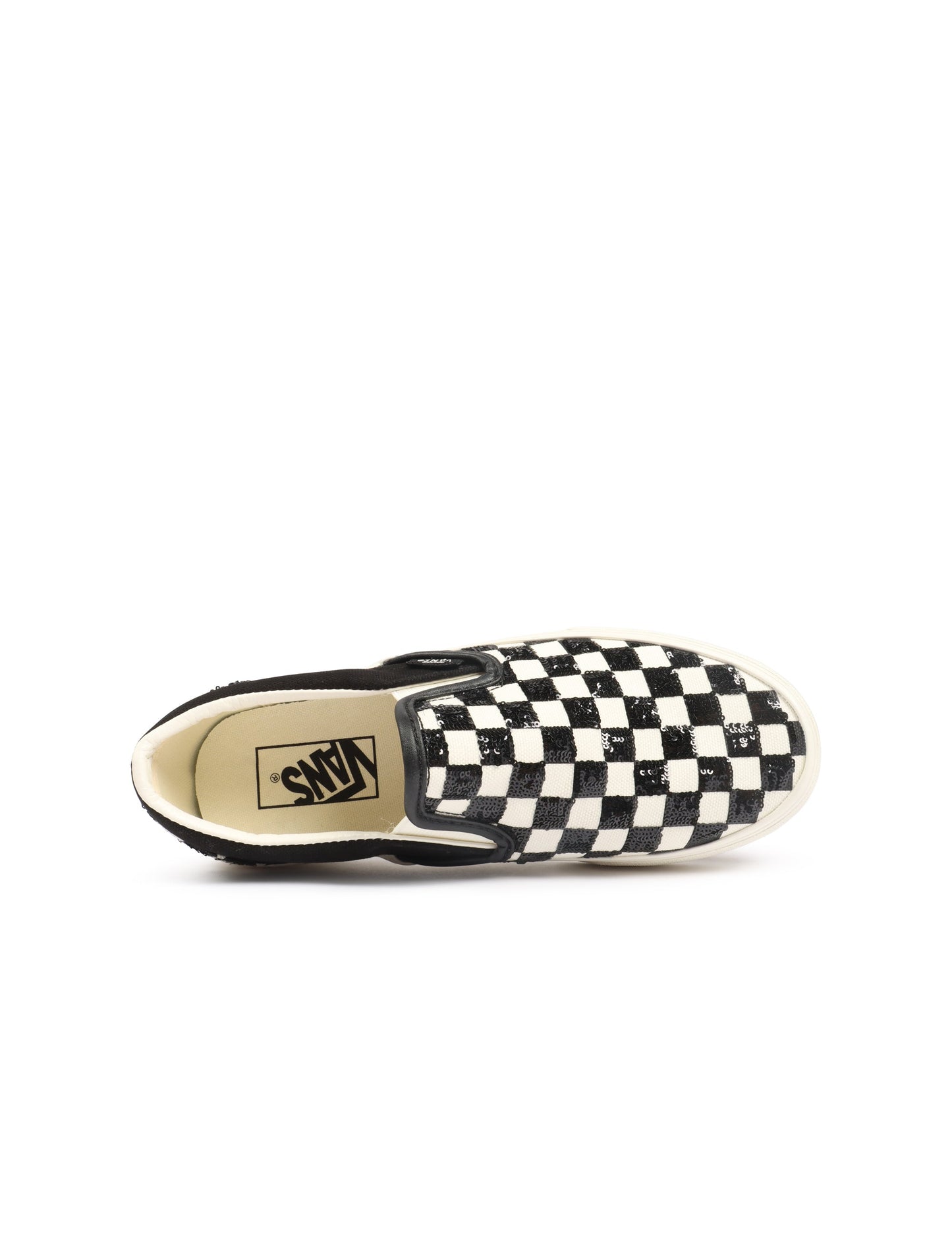 Vans Big Kids Classic Slip-On Beaded - Checkerboard