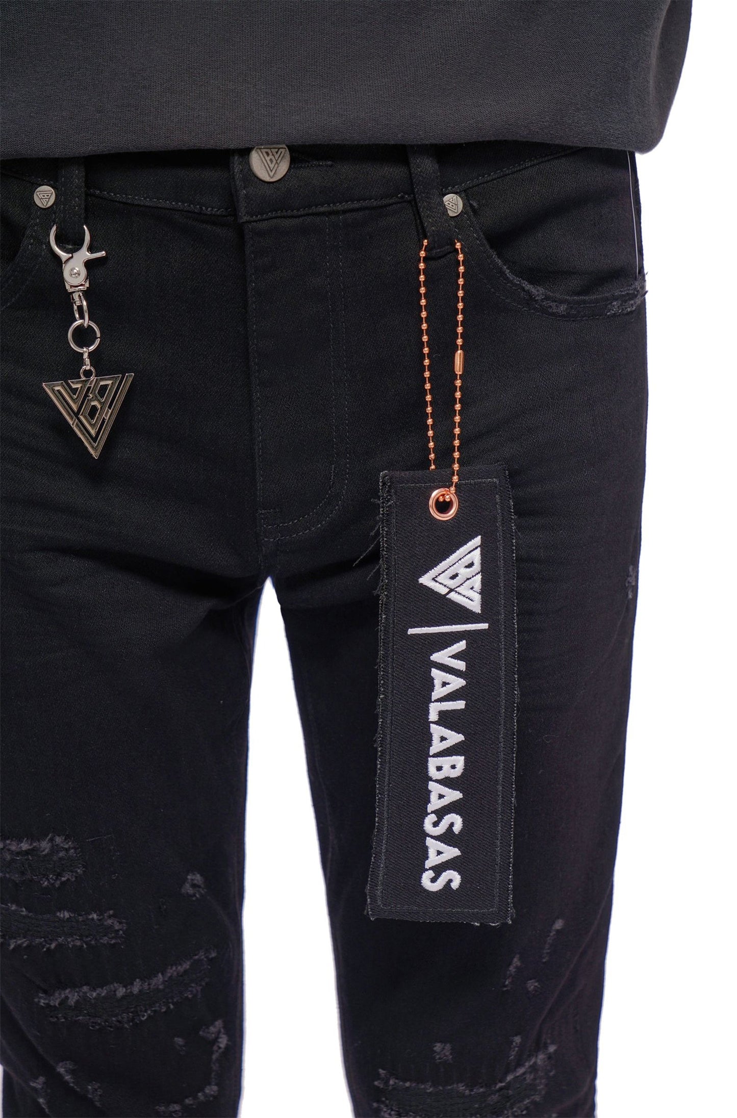 Valabasas Ilyas Skinny Jeans - Jet Black