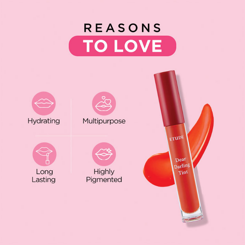 Etude House Dear Darling Water Gel Lip And Cheek Tint Lipstick - Pk003