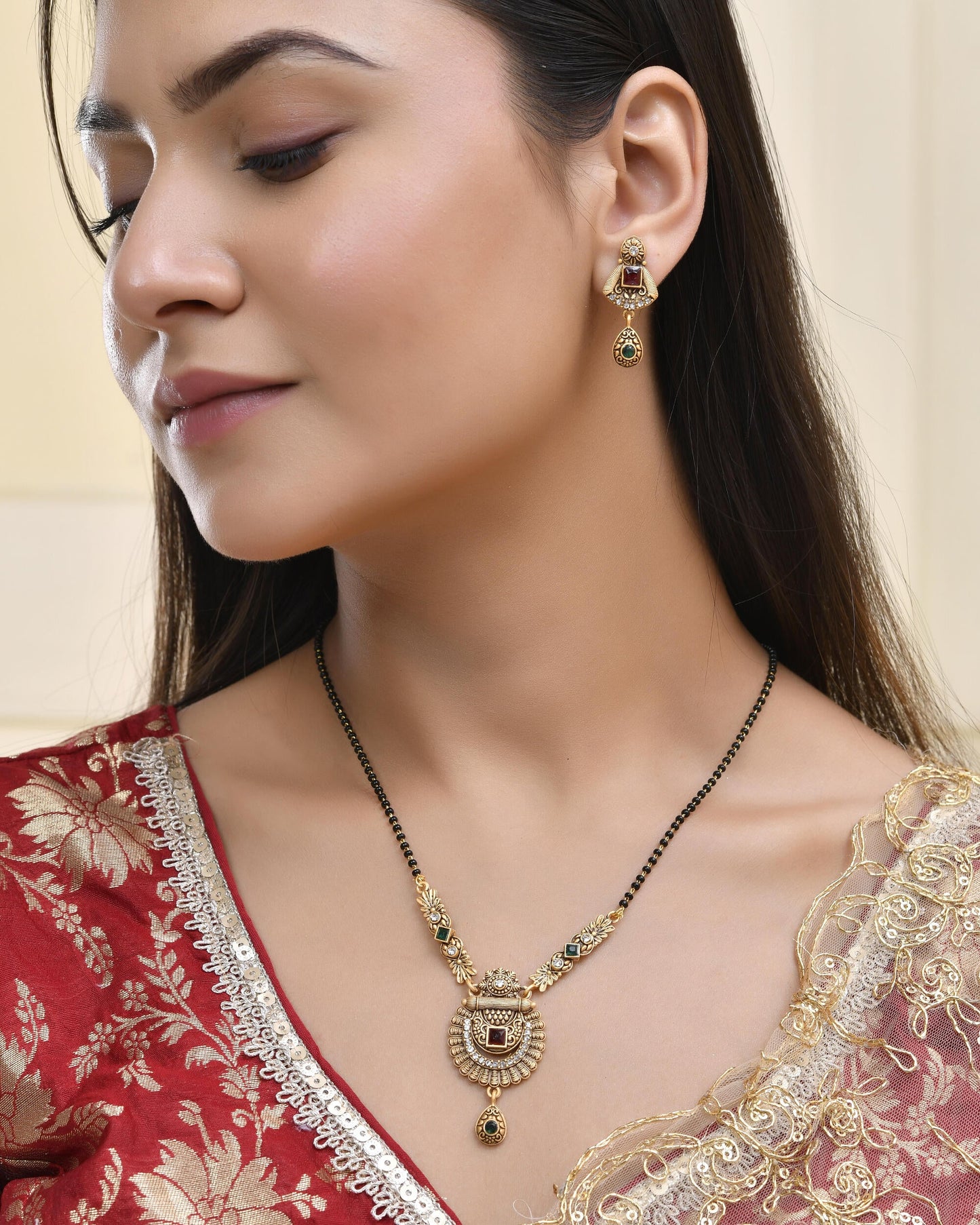 Jewels Nest Royal Heritage Antique Mangal Sutra