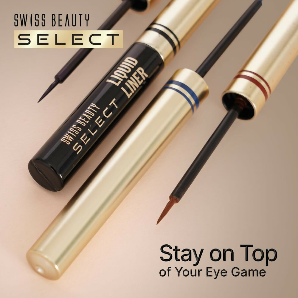 Swiss Beauty Select Here To Stay Liquid Liner, 1-Wanderlust Blue