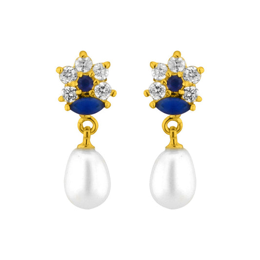 J Pearls Star Pearl Earrings - Real Pearl Jewelry