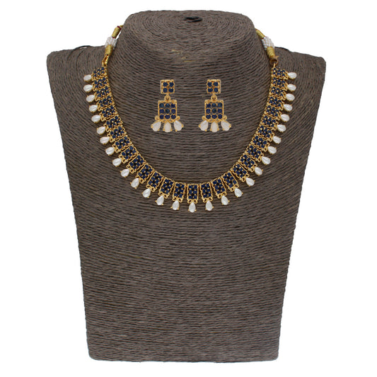 J Pearls Floral Pearl Necklace - Real Pearl Jewelry