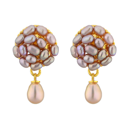 J Pearls Elegance Drop Pearl Earrings - Real Pearl Jewelry