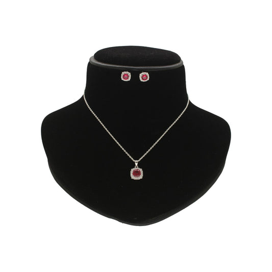 J Pearls Brielle 925 Silver Pendant Set