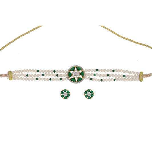J Pearls Haarshini Pearl Choker - Real Pearl Jewelry