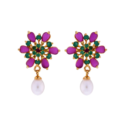 J Pearls Color Drop Earrings - Real Pearl Jewelry