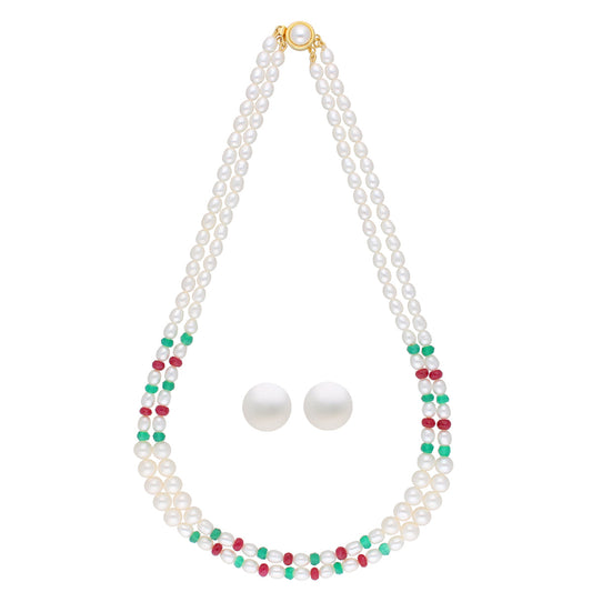 J Pearls Tremendous Pearl Set - Real Pearl Jewelry
