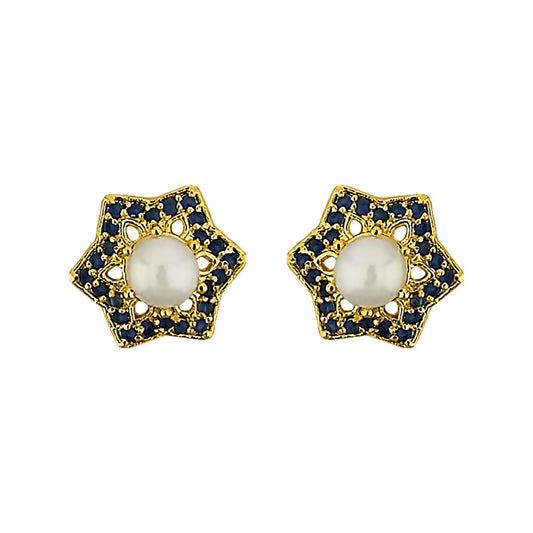 J Pearls Star Pearl Earrings - Real Pearl Jewelry