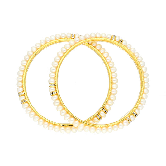 J Pearls Pearls Kangan - Real Pearl Jewelry