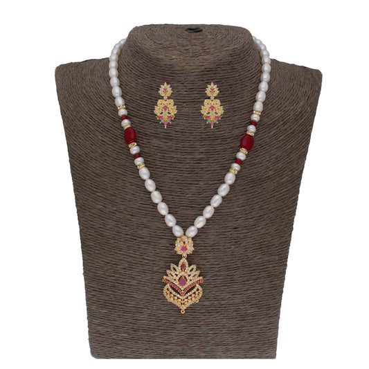 J Pearls Fritha 1 Line Pearl Sets - Real Pearl Jewelry