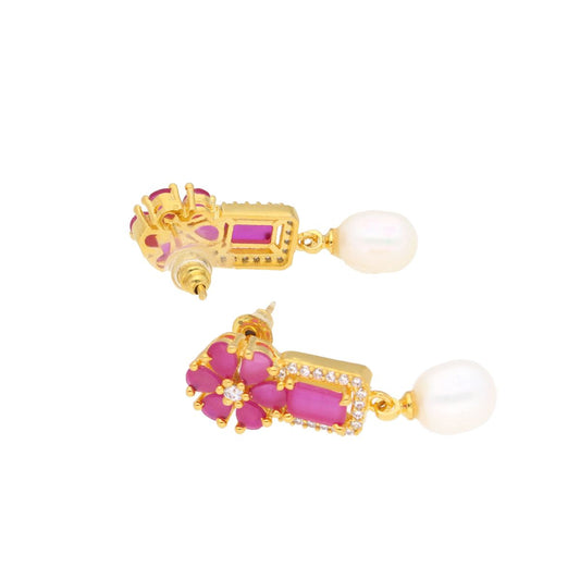 J Pearls Ishika Pearl Earrings - Real Pearl Jewelry