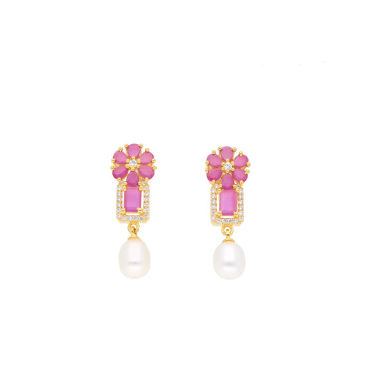 J Pearls Ishika Pearl Earrings - Real Pearl Jewelry