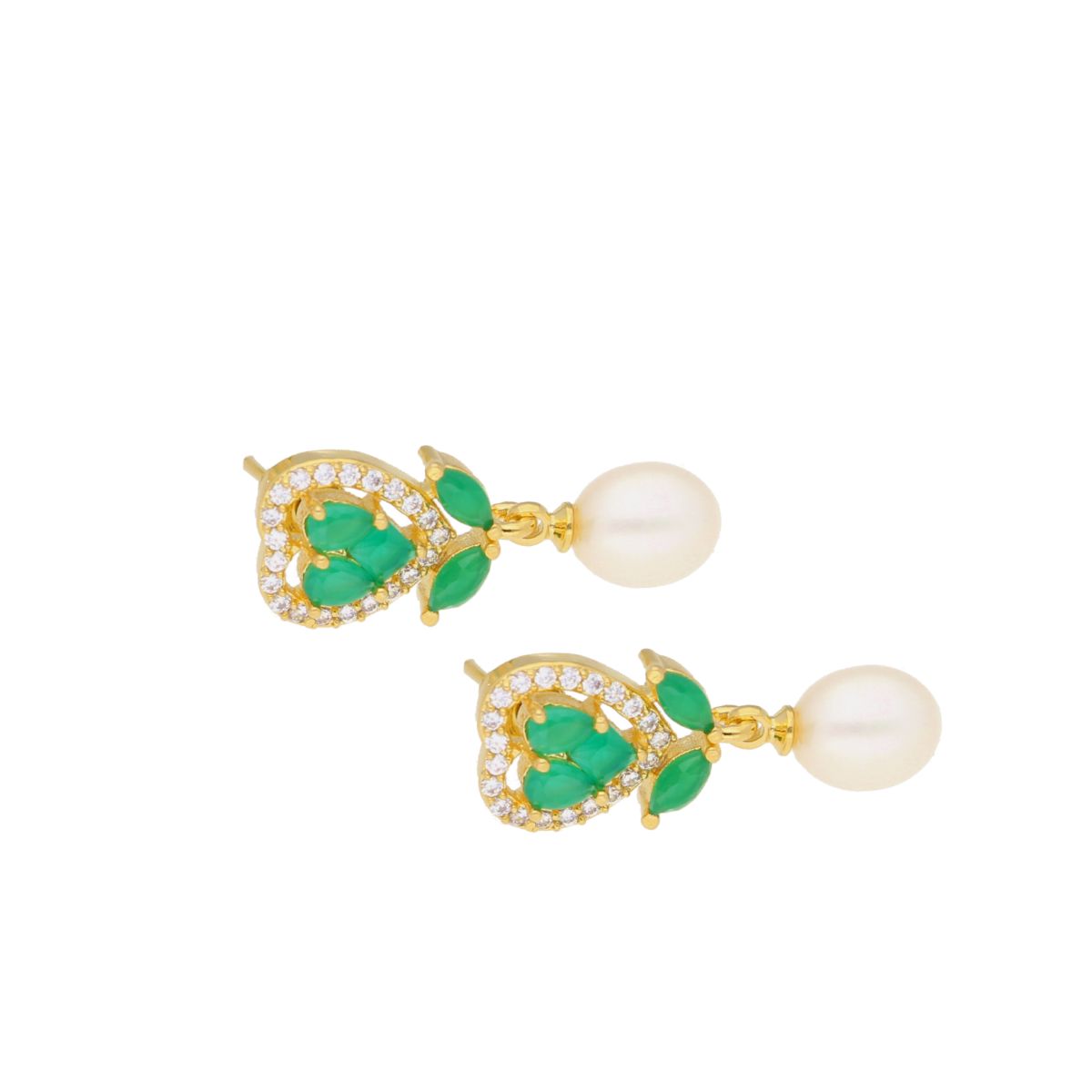 J Pearls Theertha Pearl Earrings - Real Pearl Jewelry