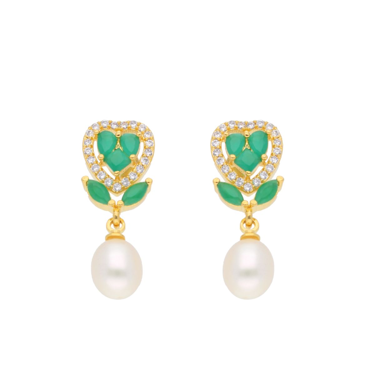 J Pearls Theertha Pearl Earrings - Real Pearl Jewelry