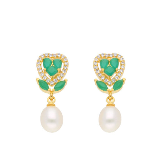 J Pearls Theertha Pearl Earrings - Real Pearl Jewelry