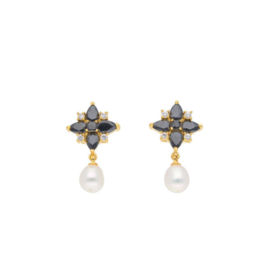J Pearls Baani Pearl Earrings - Real Pearl Jewelry