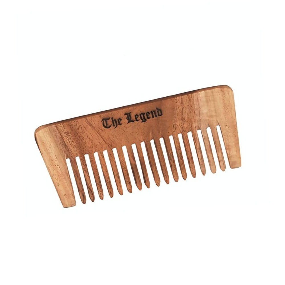 The Legend Organic Pure Neem Wood Comb Wide Teeth