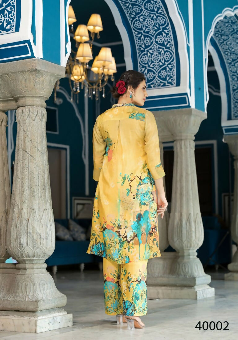Designer Stylish Mehandi Pure Muslin Stitched Suit - Apoorva