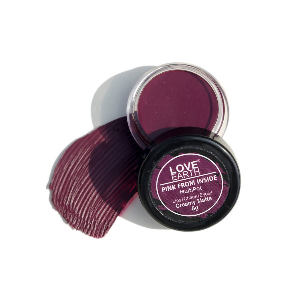 Love Earth Lip Tint & Cheek Tint Multipot - Pink From Inside